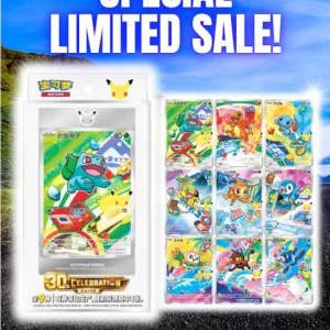 Limited sale {BOX} Pokémon 30th Starter Illustration Card Set Vol.1 | Chinese Pokemon Card